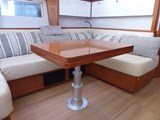 High - low folding saloon table